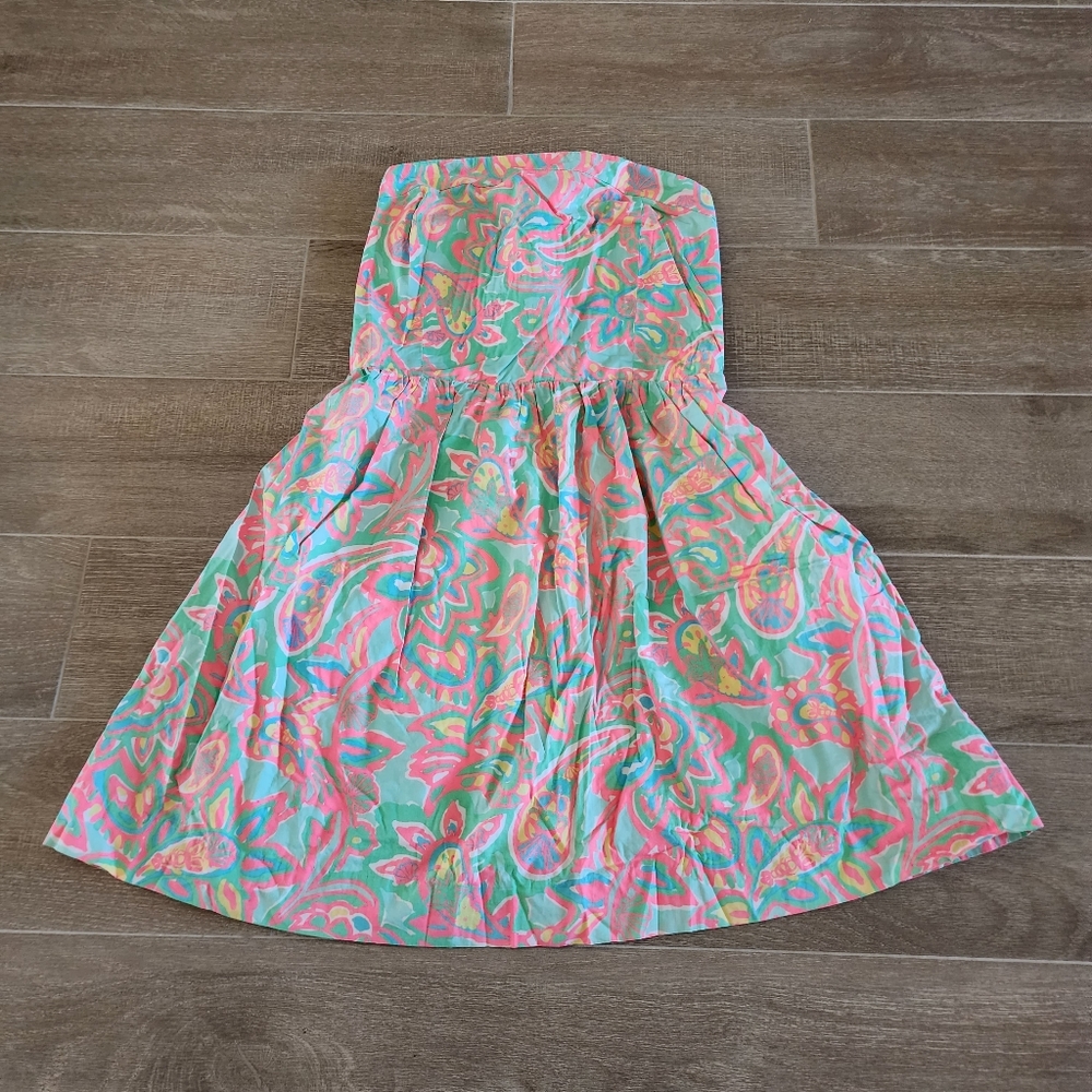 Lilly Pulitzer Strapless Mini Dress